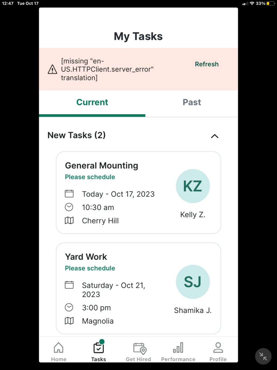 MattyG_Razor's tweet photo. @Taskrabbit @taskrabbit_help Any update on when you are gonna be back up that would be  great. Can’t work RN as a result… https://t.co/eQBMBw6nYC
