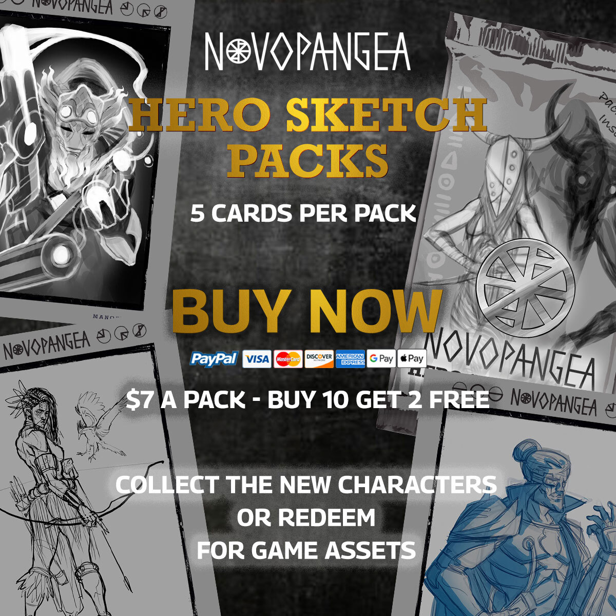 Hero Sketch Packs Available NOW!

Visit novopangea.io/buy-packs to grab your packs TODAY!

Learn about our Hero Sketch Packs here: medium.com/@Novopangea.io…

#digitalcollectibles #digitalassets #digitalart #collectibles