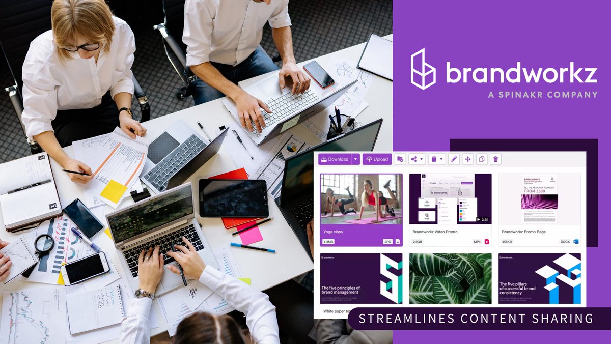 BrandworkzWorld's tweet photo. Brandworkz allows you to streamline your content and asset distribution. Control the content that makes up your brand and manage your images, videos, documents, templates, and digital artwork files better. 

Learn more about our DAM Software ⬇️ 
https://t.co/AOUVfClEYm https://t.co/QxrXbS8S8Y