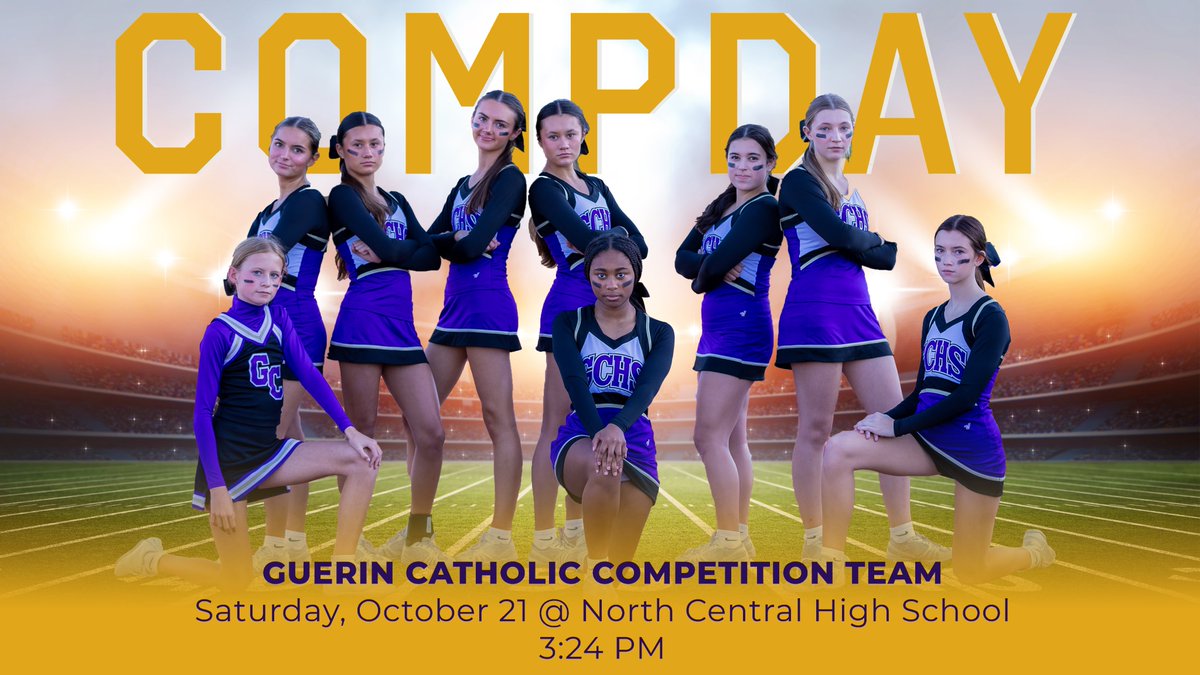 Get out this Saturday and cheer on the Cheer Team as they compete at North Central High School!