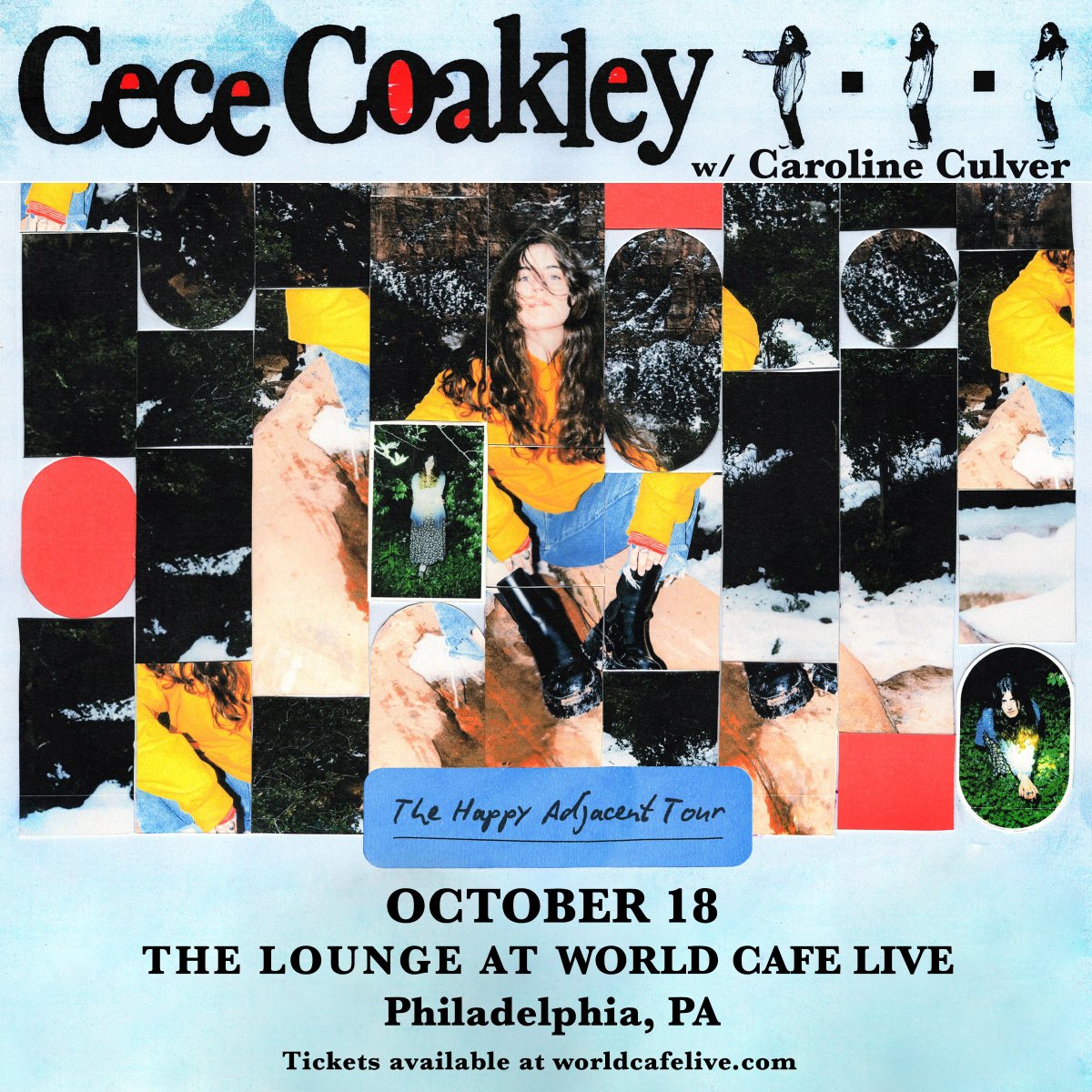 World Cafe Live (@worldcafelive) on Twitter photo *Tonight in Philly* <a href="/cececoakley/">Cece Coakley</a> w/ <a href="/carolineculver_/">carolineculver</a>! The Lounge opens at 6pm for dinner & drinks, music starts at 8pm. Tickets: bit.ly/3pDprxm *Tonight in Philly* <a href="/cececoakley/">Cece Coakley</a> w/ <a href="/carolineculver_/">carolineculver</a>! The Lounge opens at 6pm for dinner & drinks, music starts at 8pm. Tickets: bit.ly/3pDprxm