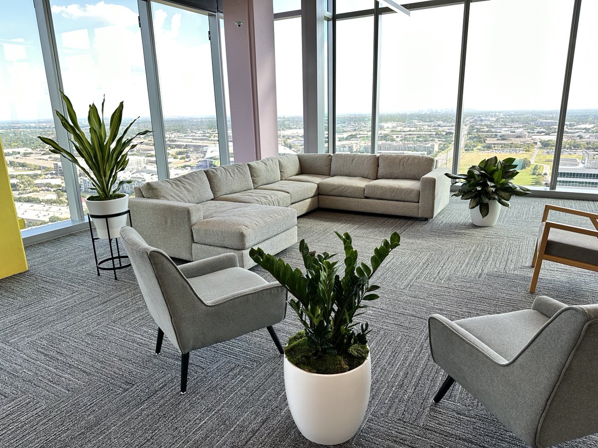 NaturaHQ's tweet image. Natura and The Domain's WISE office in Austin: a match made in green heaven! Our interior plant installations redefine office aesthetics and ambiance. 🌱 
Designer👩‍💼: Anai
Austin, Tx📍
#OfficePlants #NaturaHQ #AustinDesign #ProfessionalPlantService