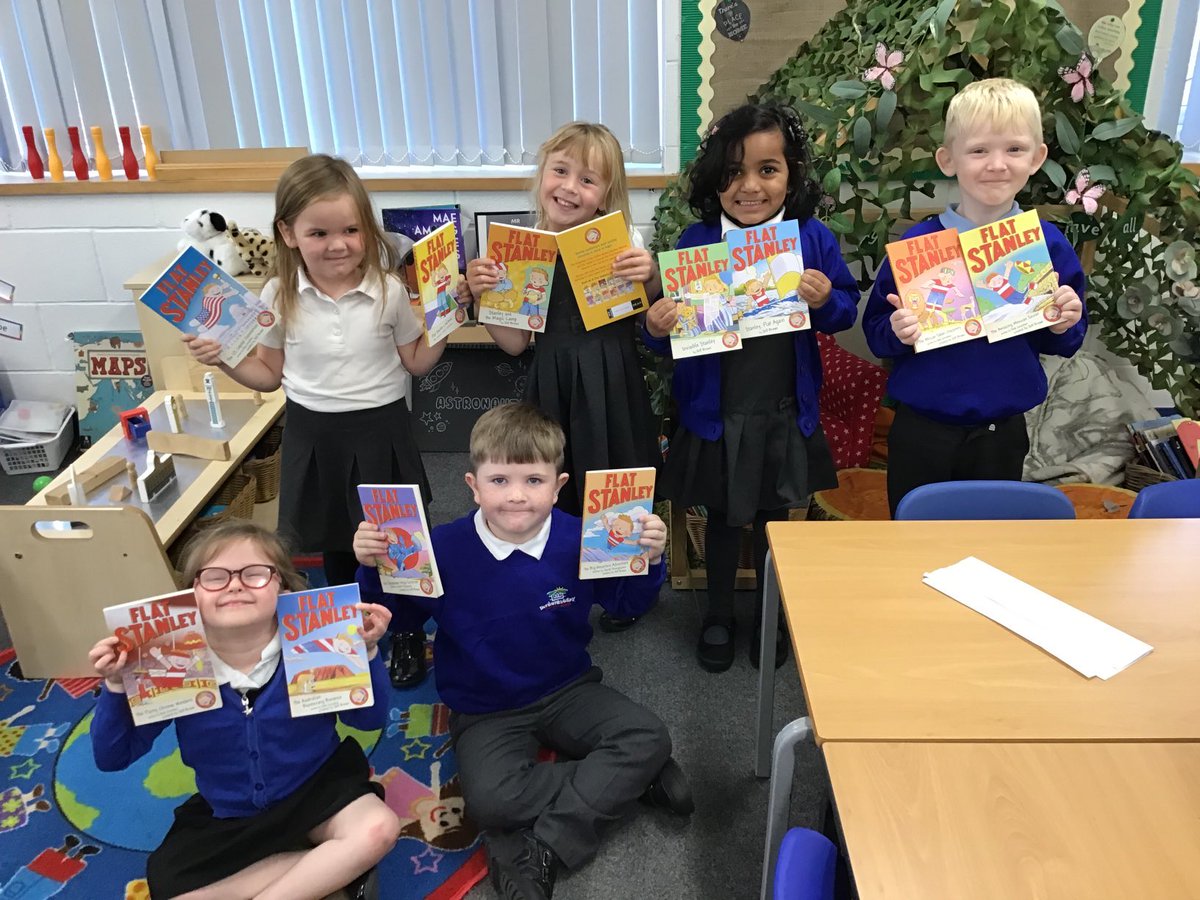 Benjamin_Adlard's tweet photo. Last week the children in Year 3 and Year 1 wrote telling us that they loved their recent class read and guided reading texts so much that they wanted to read the next each series. We decided that we wouldn’t get them the next book….we got them a collection!!! Happy Reading. https://t.co/j1uhh3OUUf