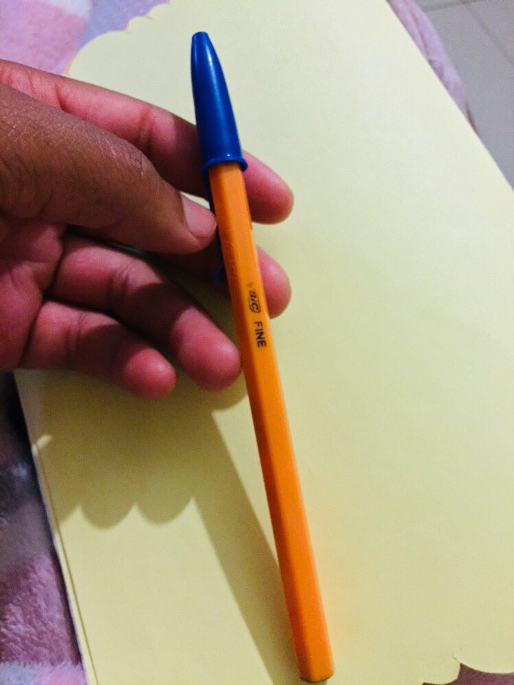 SheBakesLady's tweet photo. @BICGroup you’re pens no longer last even 2 weeks when using them to write, could it be that you no longer fill in the ink like you used to? https://t.co/pFP2VVJ85U