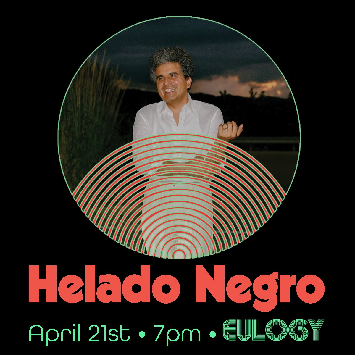 Eulogyavl's tweet photo. Just Announced: The absolute legend, @HeladoNegro, brings his prismatic and genre-defying compositions to Eulogy on Sunday, 04.21.24. Tickets go on sale Friday, October 20th at 10 AM at:

https://t.co/Clj7fZRls4 https://t.co/tgU3Z7YIAJ