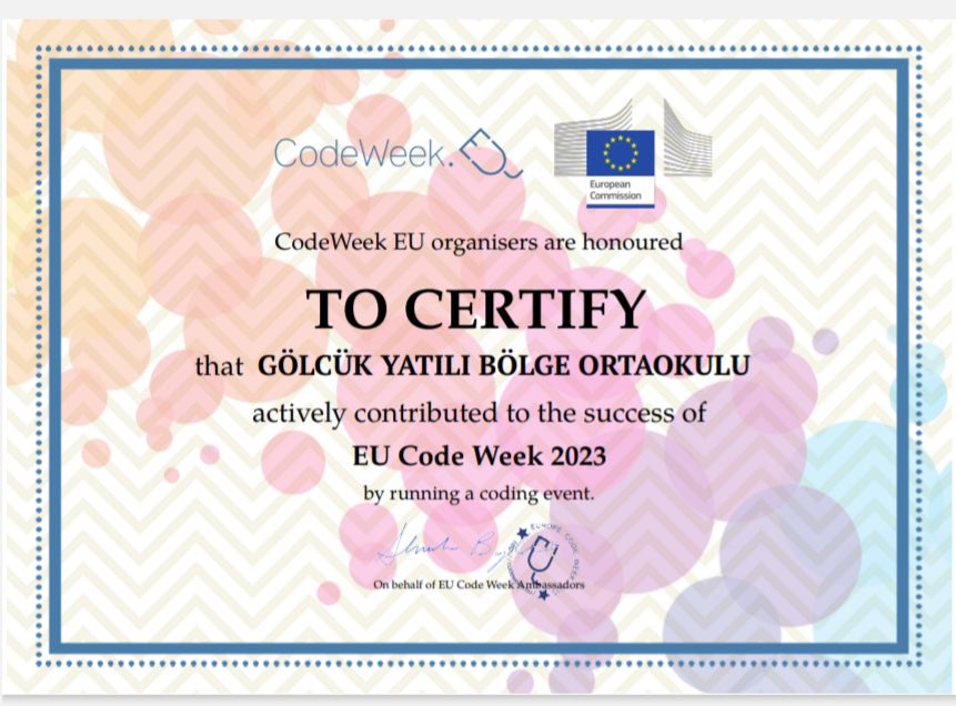 GolcukYbo's tweet image. Çocuklarımızı temel kodlama adımlarıyla rekabetçi-işbirlikçi bir oyuna dâhil ederek bir bağlantısız (Dijital teknolojisiz) kodlama etkinliği yaptık. @mstfgrbz @emre_caliskan @20zgi @YTEMEL3 @tcmeb @ArgeDenizli @IdilEtn1  #Codeweek2023 🌐
#YapayZeka 🤖@CodeWeekEU
@CodeweekTurkiye