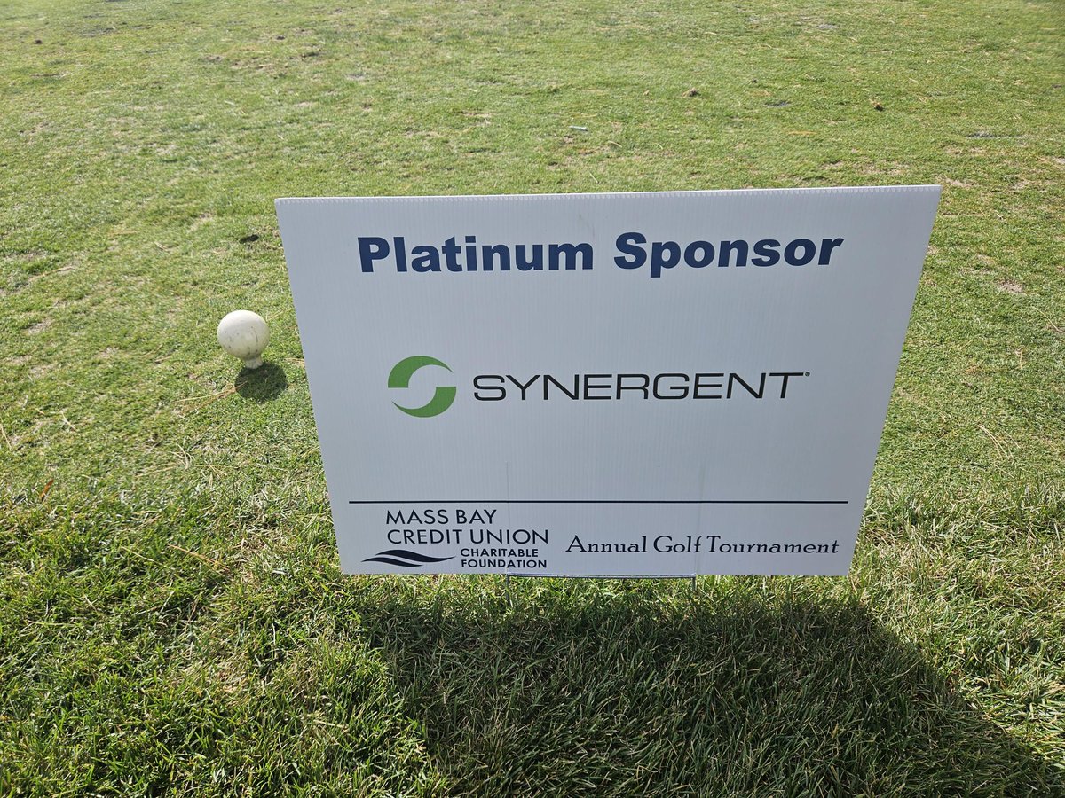 Synergent is proud to be the Platinum Sponsor of this year's Mass Bay Credit Union Charitable Foundation Golf Tournament. Members of our team are participating in this event held at the Cape Club of Sharon, MA. 

Learn more about their foundation at massbaycu.org/about/charitab….