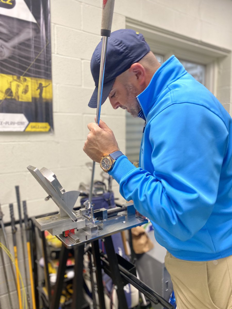 JoinTheTurn's tweet photo. A big Thank You to Chris at Cappy’s Club Repair for coming in and make some adjustments on some of our clubs to help better fit our members. #changingcourseimprovinglife #adaptivegolfers https://t.co/PCzKVHaHCb