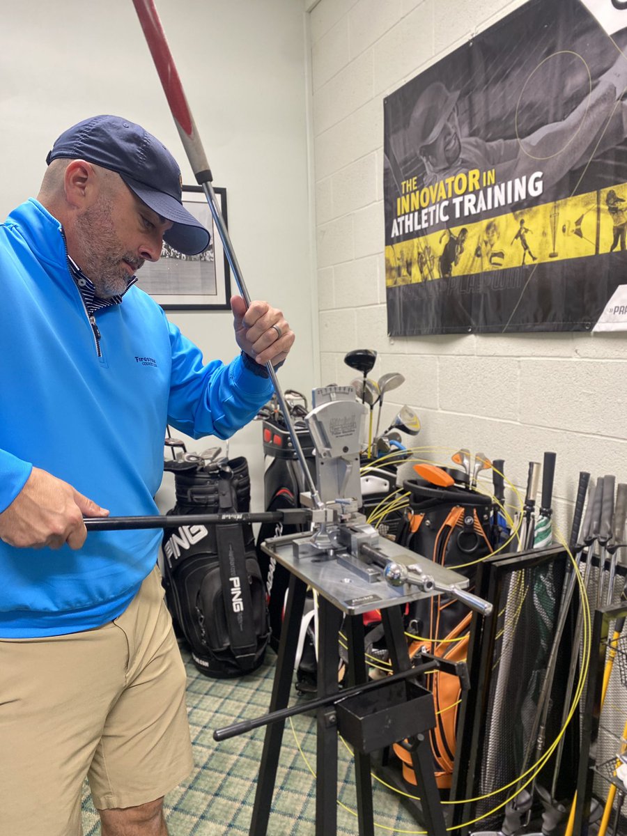 JoinTheTurn's tweet photo. A big Thank You to Chris at Cappy’s Club Repair for coming in and make some adjustments on some of our clubs to help better fit our members. #changingcourseimprovinglife #adaptivegolfers https://t.co/PCzKVHaHCb