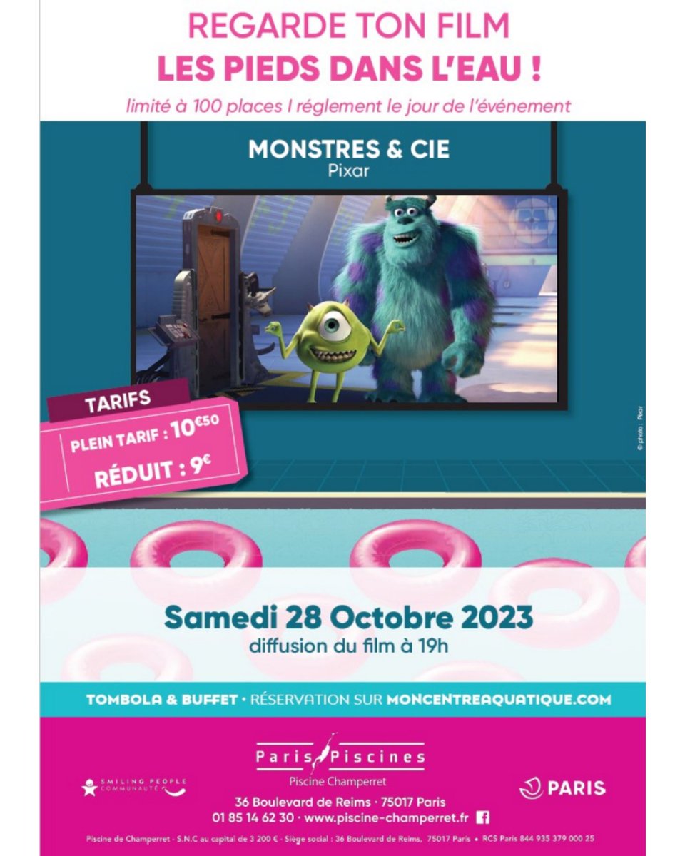 Piscine Champerret tweet media