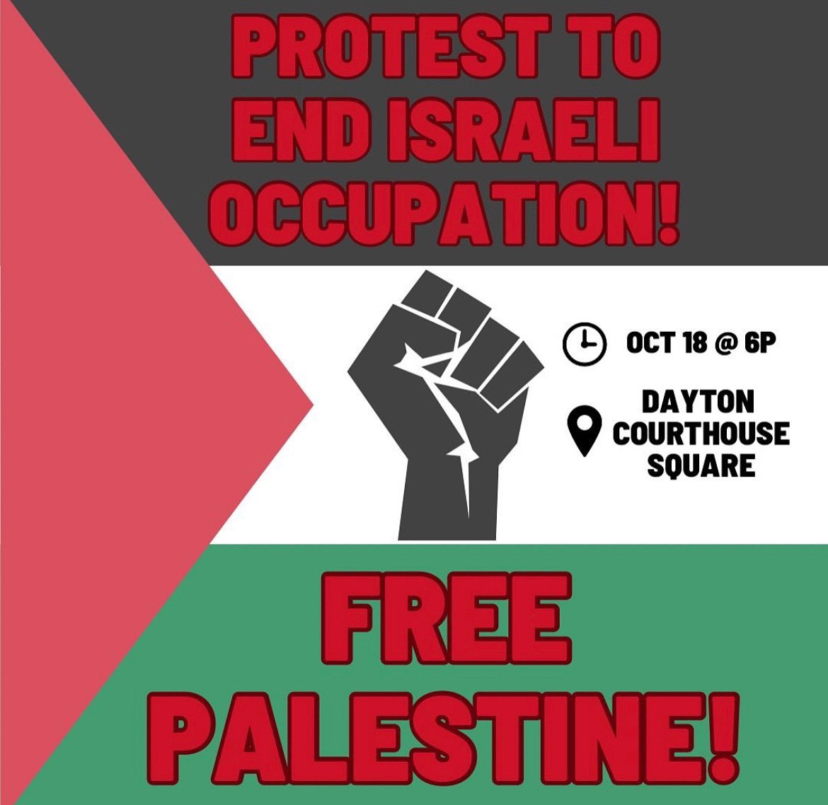 TOMORROW!! Hosted by @FRSO_Dayton #FreePalaestine #EndUSFunding #VivaLaPalestina #PalestinianLiberation