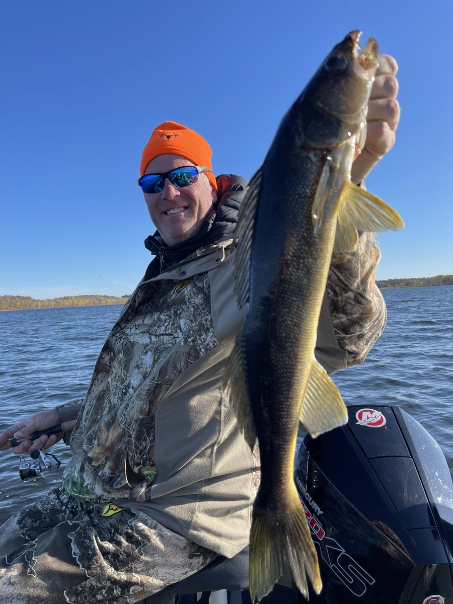 Great Walleye Times 0n  @NorthlandTackle  Eye- Candy Minnow Chartreuse, Shad, Purple Shad & Smoke Shad on a Tungsten Jig 18th Oz. Later in the day Rainbows & Shiners, Oct of Walleye Is In Full Swing #BrosGuideService #OnlyinMn