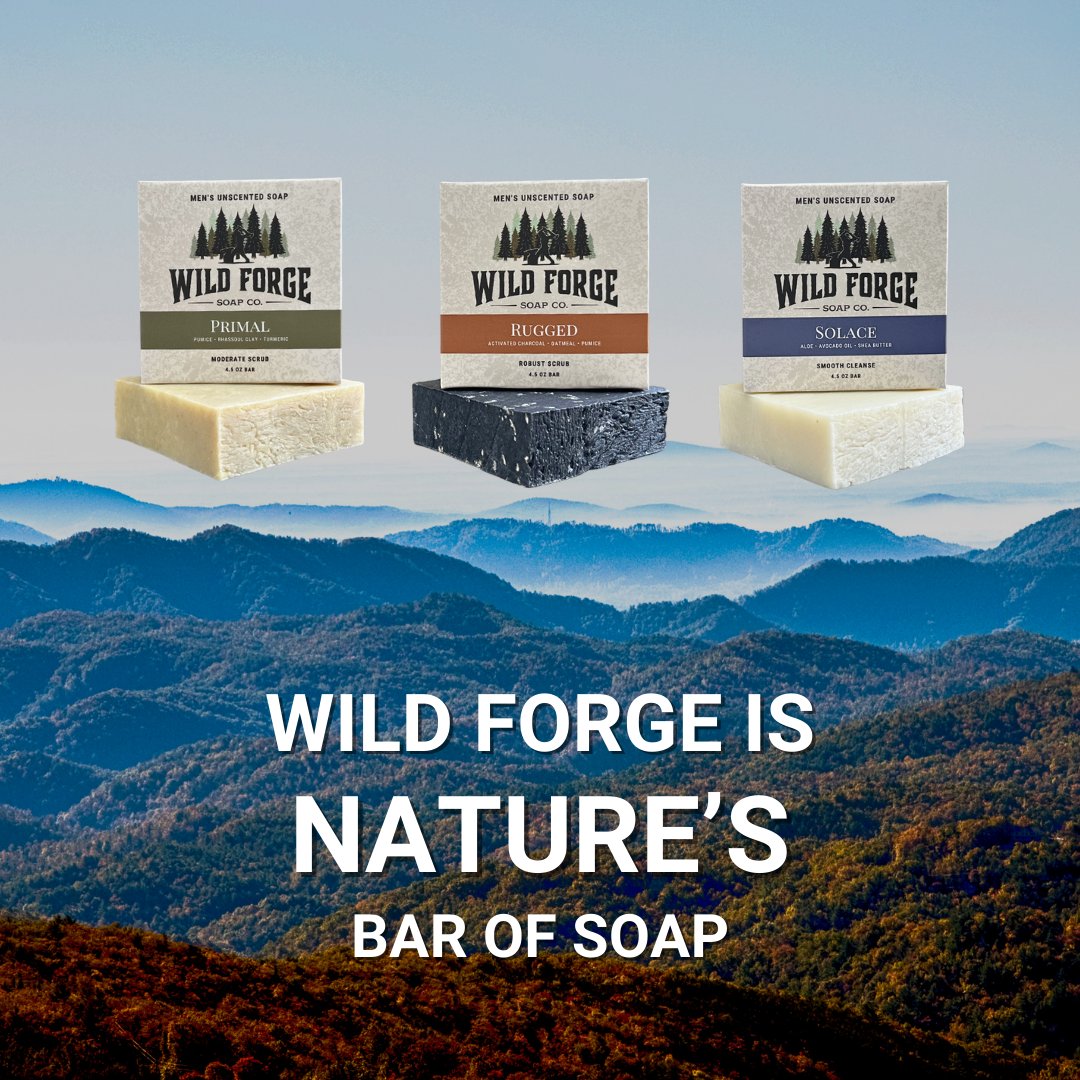 wildforgesoap's tweet image. Just announced: Wild Forge Soap Co. goes live with unscented bar soap, handcrafted for men!

#unscentedsoap #fragrancefreesoap #allnaturalsoap #soapformen #wildforge
