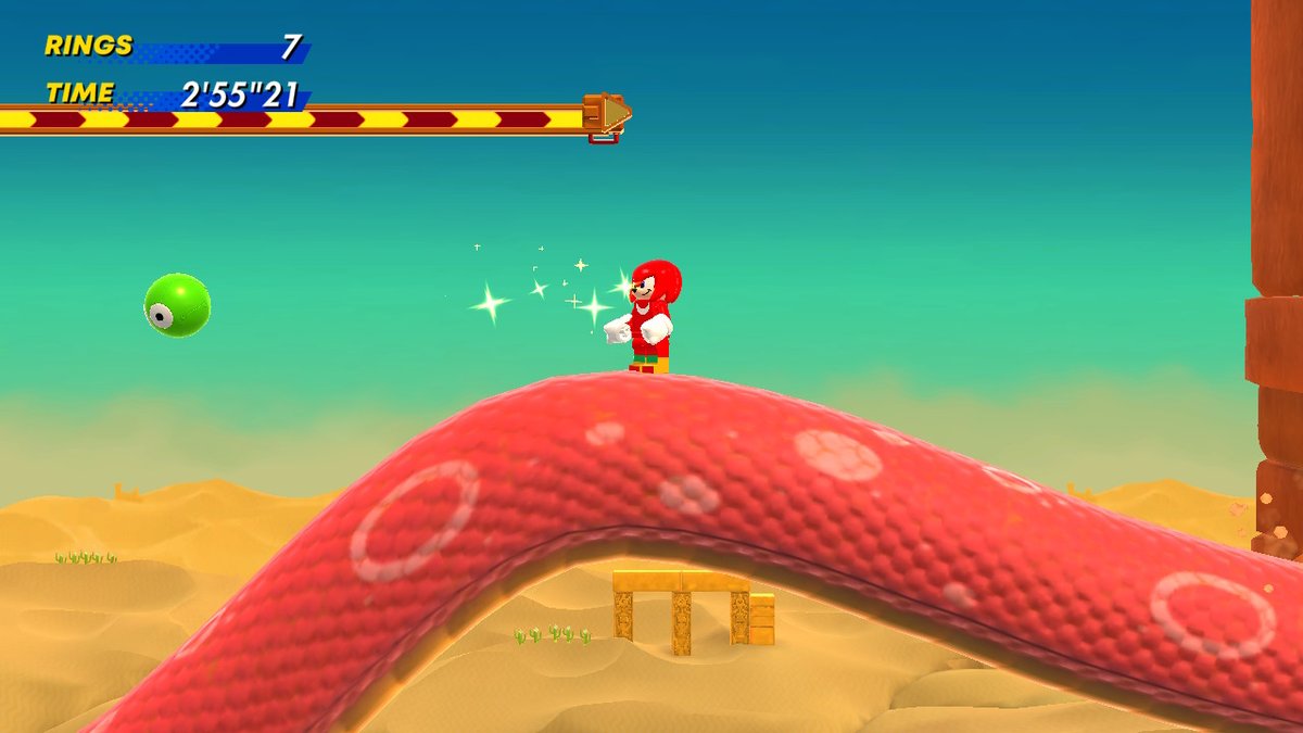 3DSblogger1's tweet photo. Lego Knuckles in the desert zone! #NintendoSwitch https://t.co/wh5s97mQLg