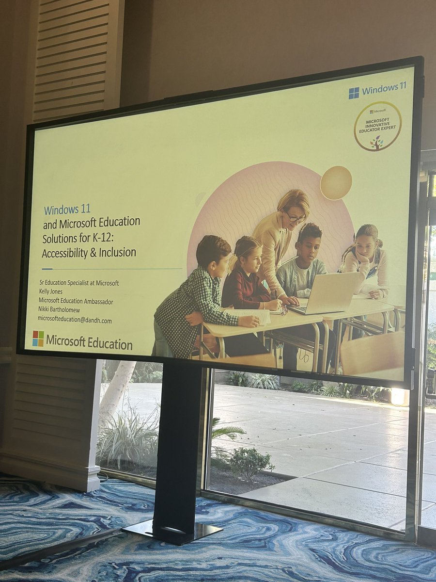 VictoriaTheTech's tweet photo. Weโre about to get started! ๐๐ฝ
They Windows 11 and @microsoftedu solutions for K-12 session is about to take place! My girls @mrsblovehistory and @Kjonez6! @dandh #DHTHREAD https://t.co/ptzqZhFK2m