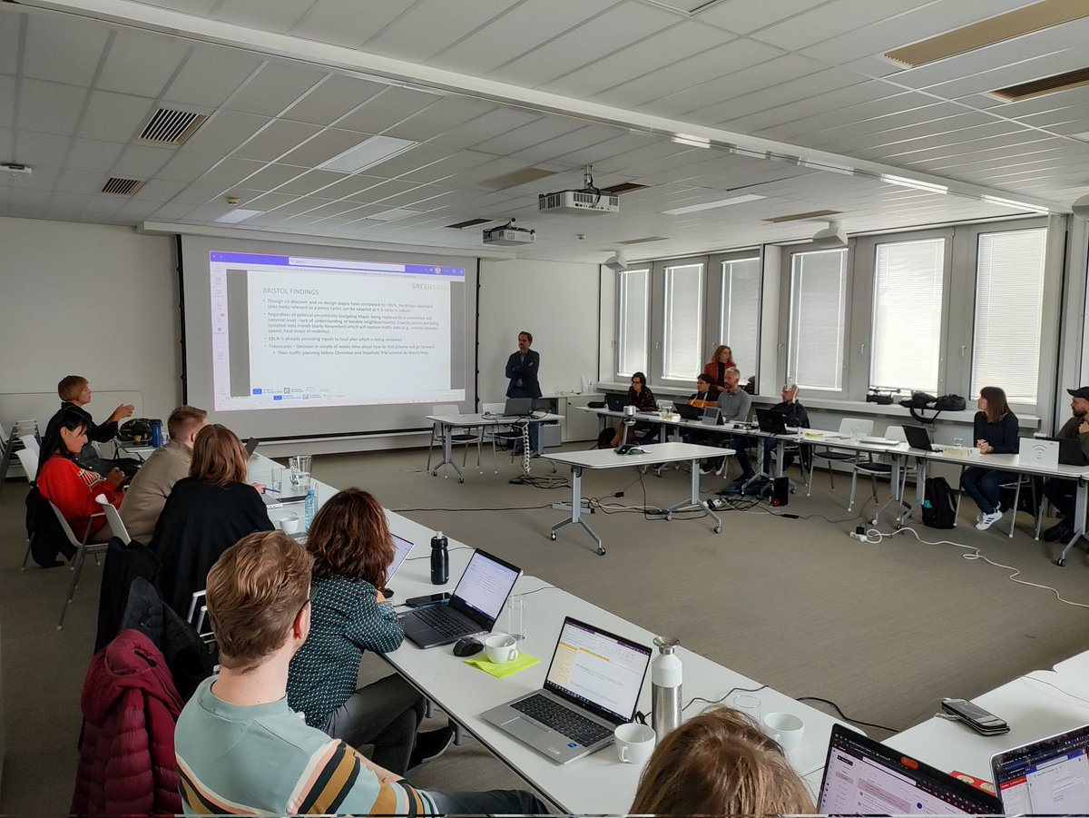 First day of 2nd plenary meeting @GREENGAGE_EU in Vienna where co-design of thematic co-explorations (part I policy, training, engagement) addressing pilots needs has been tackled @deustoMORElab @FSanzGarcia @mlguenaga @rubensancor @fvergaracl