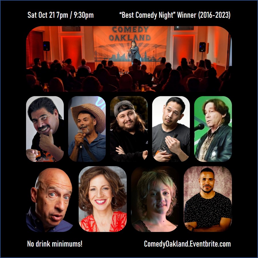 Need Saturday night plans #oakland ? Let's laugh 🤣🤣🤣comedyoakland.eventbrite.com Use code GOOG for 20% off tickets! #eastbay #bayarea #comedy #nightlife
