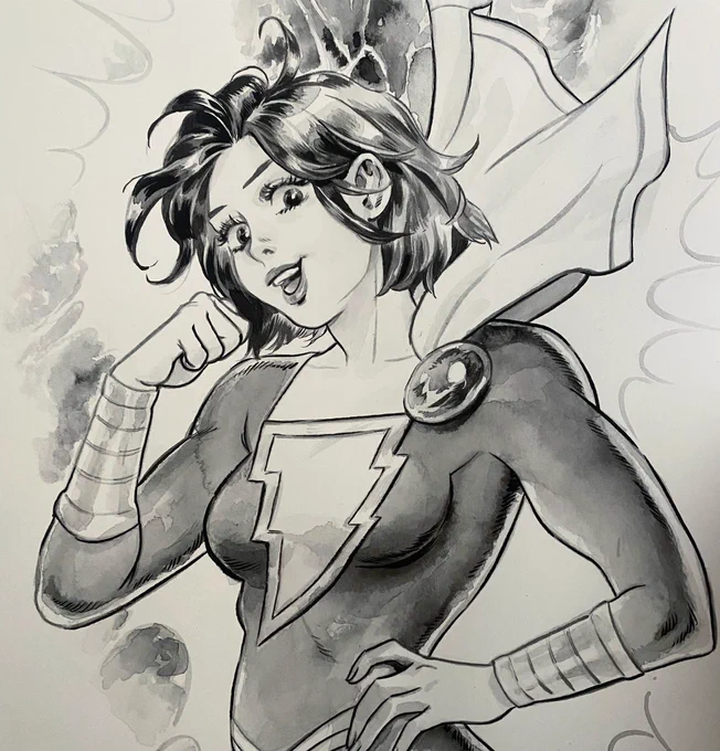 Mary Marvel (from Shazam) commission! 