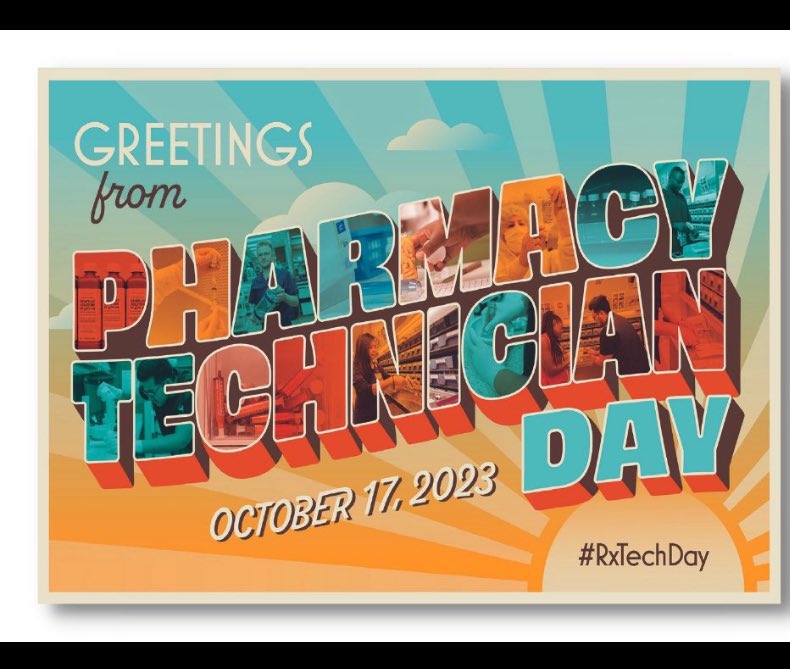 RebeccaBexsteyn's tweet photo. Happy #PharmacyTechnician day! To all the great technicians and ATOs I have worked with ❤️
#PharmacyTechnicianDay #PharmacyTechnicians https://t.co/Ft5t4dx7C3