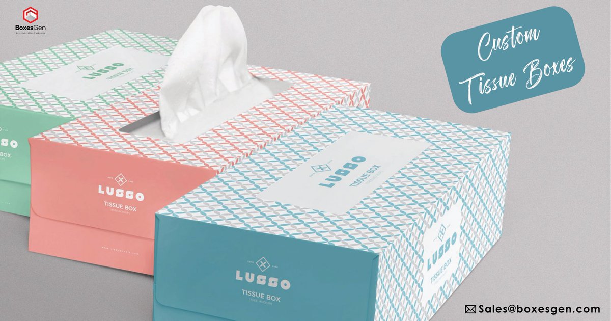 BoxesGen's tweet image. "Softness Redefined: Discover Our Custom Tissue Boxes!"
Softness meets sophistication in our custom tissue boxes. Elevate your customer's experience with premium-quality tissues, housed in boxes tailored to match your brand's elegance and style.
#BoxesGen #CustomTissueBoxes