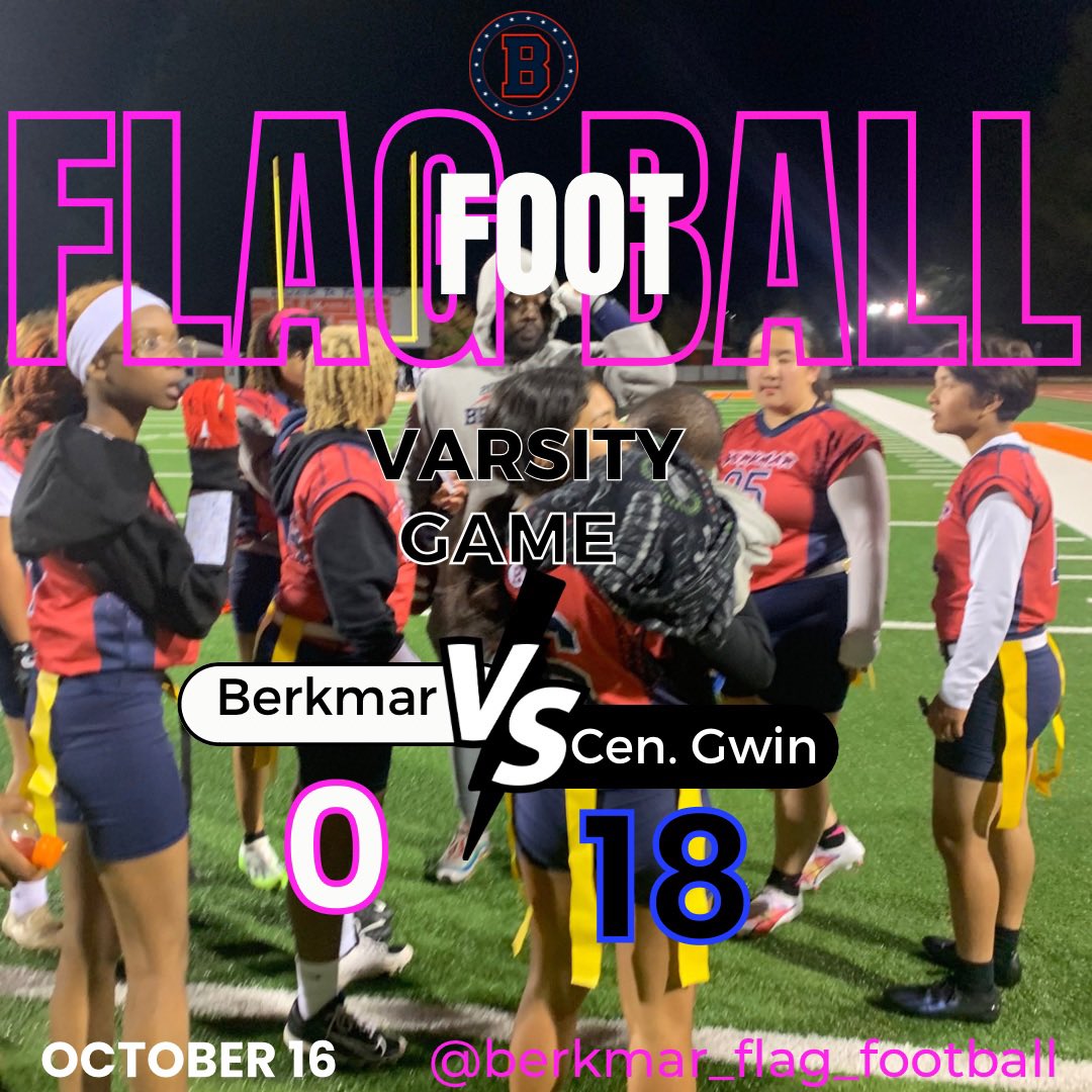 Berkmar Flag Football tweet media