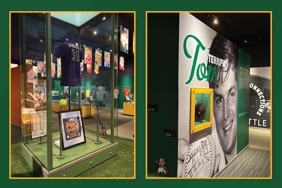 We're excited for visitors to experience two new exhibits celebrating the wins and stories of #LLAlumni 🖼️ The Athletes Unlimited Pro Games Exhibit 🖼️ The Tom Seaver Little League Legacy Exhibit
