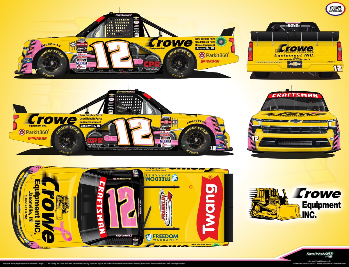 Spencer Boyd (@spencerboyd) on Twitter photo Excited to have <a href="/CroweEquipment/">Crowe Equipment Inc.</a> back on board with a special passenger "Kay Crowe" 💗
Link: mailchi.mp/98e5a8dd5b72/c… Excited to have <a href="/CroweEquipment/">Crowe Equipment Inc.</a> back on board with a special passenger "Kay Crowe" 💗
Link: mailchi.mp/98e5a8dd5b72/c…