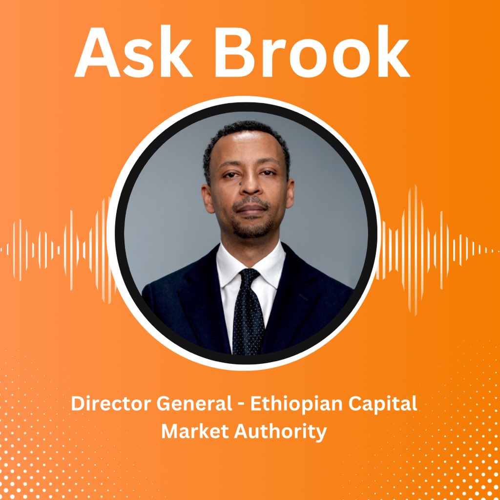 Get ready to gain insights into Ethiopia’s capital market! Brook Taye will be sharing his expertise on our podcast. What topics or questions would you like him to cover? 

Comment below! 

#CapitalMarketTalk #AskAway