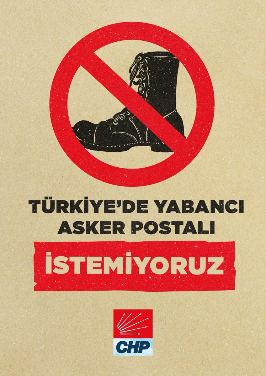 Yabancı askerlerin vatan toprağına girmesine müsaade eden madde tezkereden derhal çıkarılmalıdır!
#YabancıAskereHAYIR