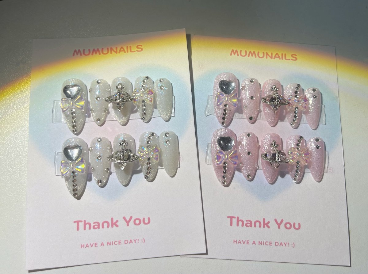 MumuNnails's tweet image. เล็บเจลพร้อมส่ง
♡ Size: S
♡ ราคาชุดละ 180
♡ ค่าส่ง 25/35

สนใจสอบถามเดมได้นะคะ💗💗💗💗
#เล็บปลอม #เล็บเจล #เล็บปลอมสําเร็จรูป #เล็บเจลปลอม #เล็บเจลสําเร็จรูป #เล็บปลอมเจล