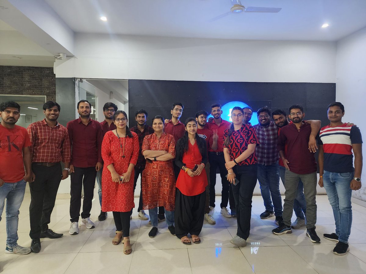 The vibrant spirit of Navratri in the @Briskminds Software Solutions office on Day 2! 🎉 Red, the color of passion and strength, takes center stage today. From our desks to our attire, we're painting the workspace in hues of crimson. It's not just a color; it's a symbol of our…