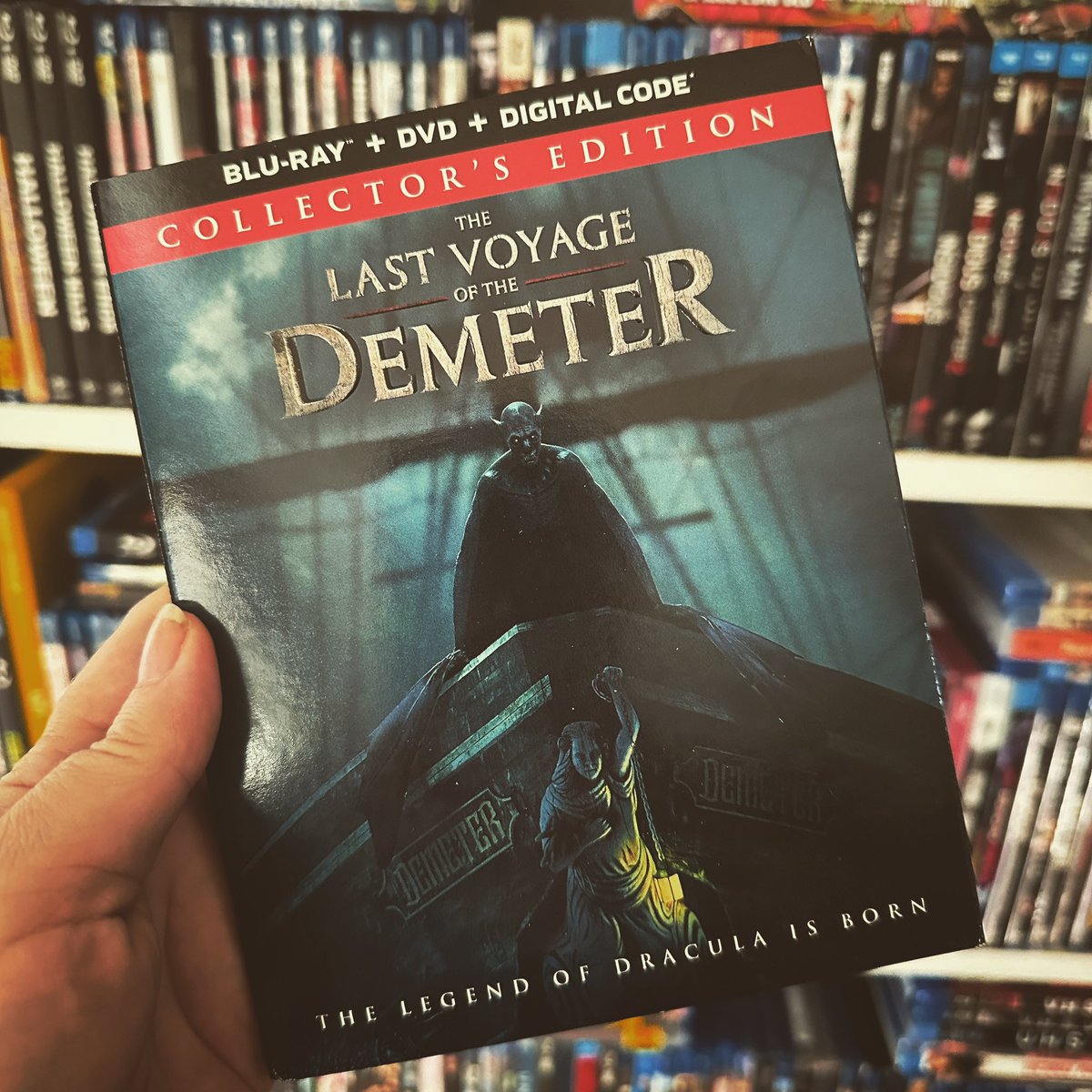 Thank you @UniversalPics & @Demetermovie for sending over a copy of The Last Voyage of the Demeter which is out today on Digital, Blu-ray, & DVD! I’ll be diving into the bonus features this week & have a review on the site soon! Stay tuned!

#DemeterMovie @UniversalHorror