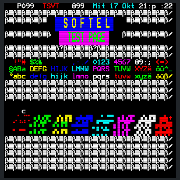 66_RP_ORIGINAL's tweet photo. 📺📰 #OTD 
#Teletext #Teletextarchive #Pixel #90s #Retro #Testpage #Softel #Vintage 

Testseite des Tagesspiegel-Videotext (TSVT) von RIAS TV/SAT1 - veröffentlicht am 17. Oktober 1990

Diese Seite: https://t.co/3lVhYxbOjy
Seite 100 ff.: https://t.co/zDYbQD7lMM
Uploader: itewreed https://t.co/5VDa3VBWb6