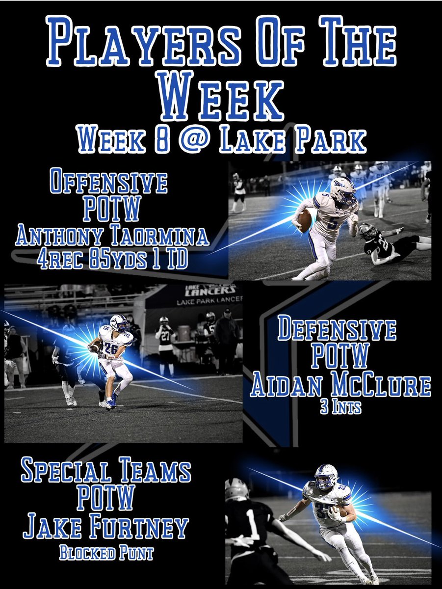 Congrars to this week POTW Always exciting to see which @SCNFBplayers steps up each week! @scn4th_Phase @Cover4SCN
