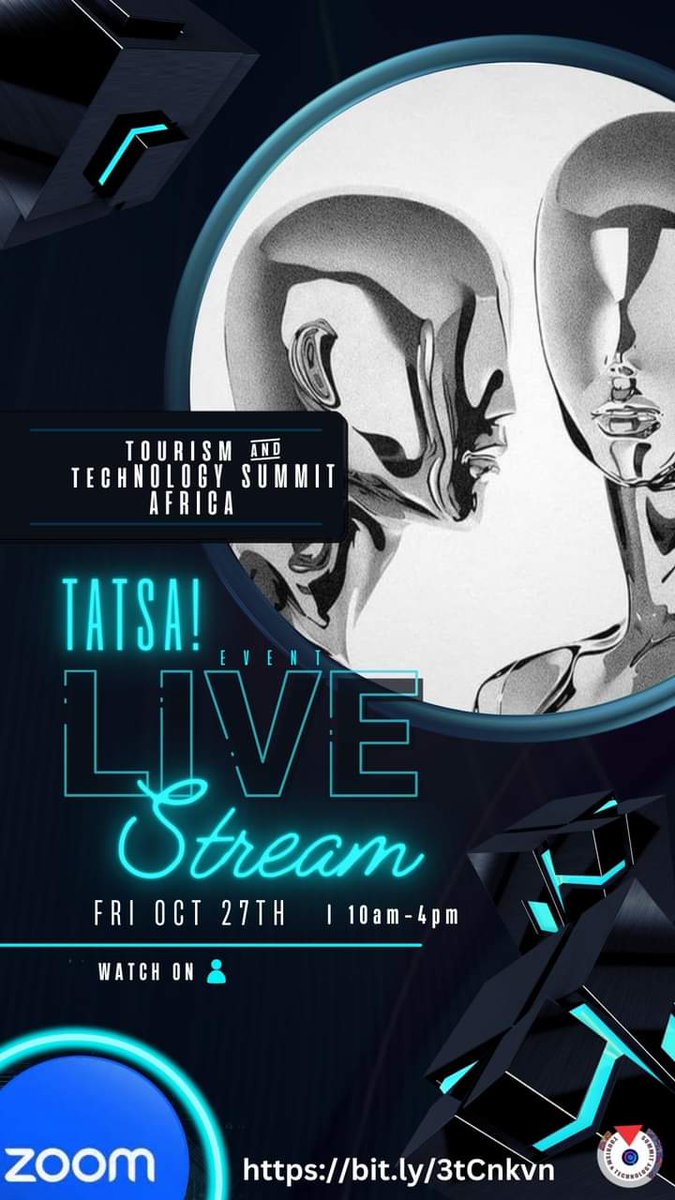 DIGITALREPORTE7's tweet photo. YOU ARE INVITED! 

My Beautiful Africa invites you to a Zoom Live Stream of:

TOURISM AND TECHNOLOGY SUMMIT AFRICA 2023

Date: Oct 27, 2023 
Time: 10:00 AM West Central Africa

Join Zoom Meeting
https://t.co/Pss8ig06MG

Meeting ID: 873 9394 4899
Passcode: 420521 https://t.co/BesbTKec3F