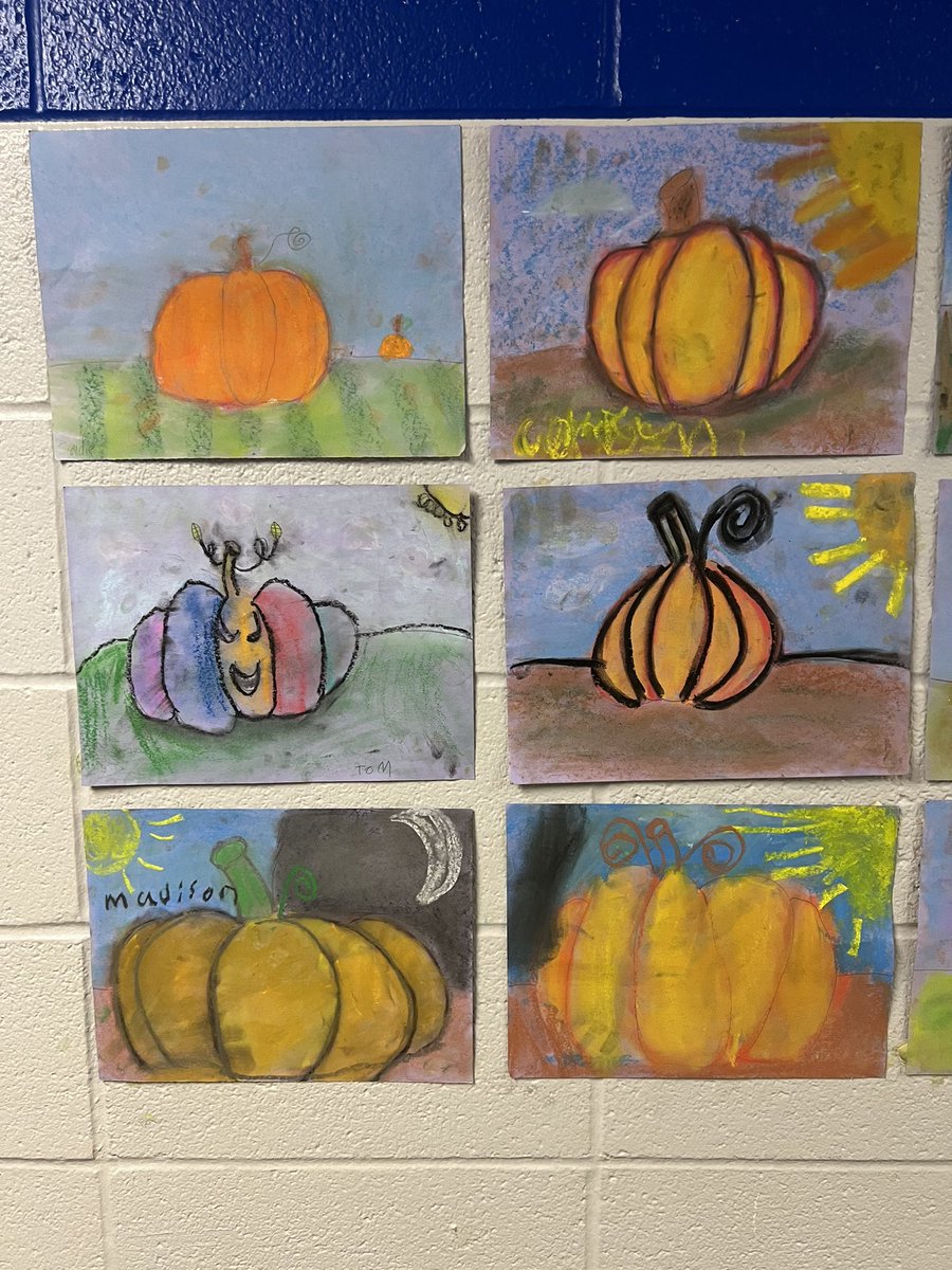 Our student artists have autumn all around our schools! #GreenbrierProud