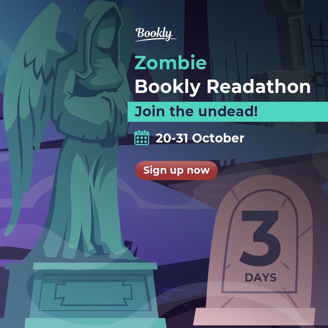 getbookly's tweet photo. 3️⃣ DAYS LEFT until the battle for survival begins! Time to gather supplies (books) and fortify your safe reading zone. 📚🧟♀️ #BooklyReadathon #SurviveAndRead
Join the undead here 👉 https://t.co/uBtqhRgARE
#readathon #books #SpookyReads https://t.co/J8M68Drl7f