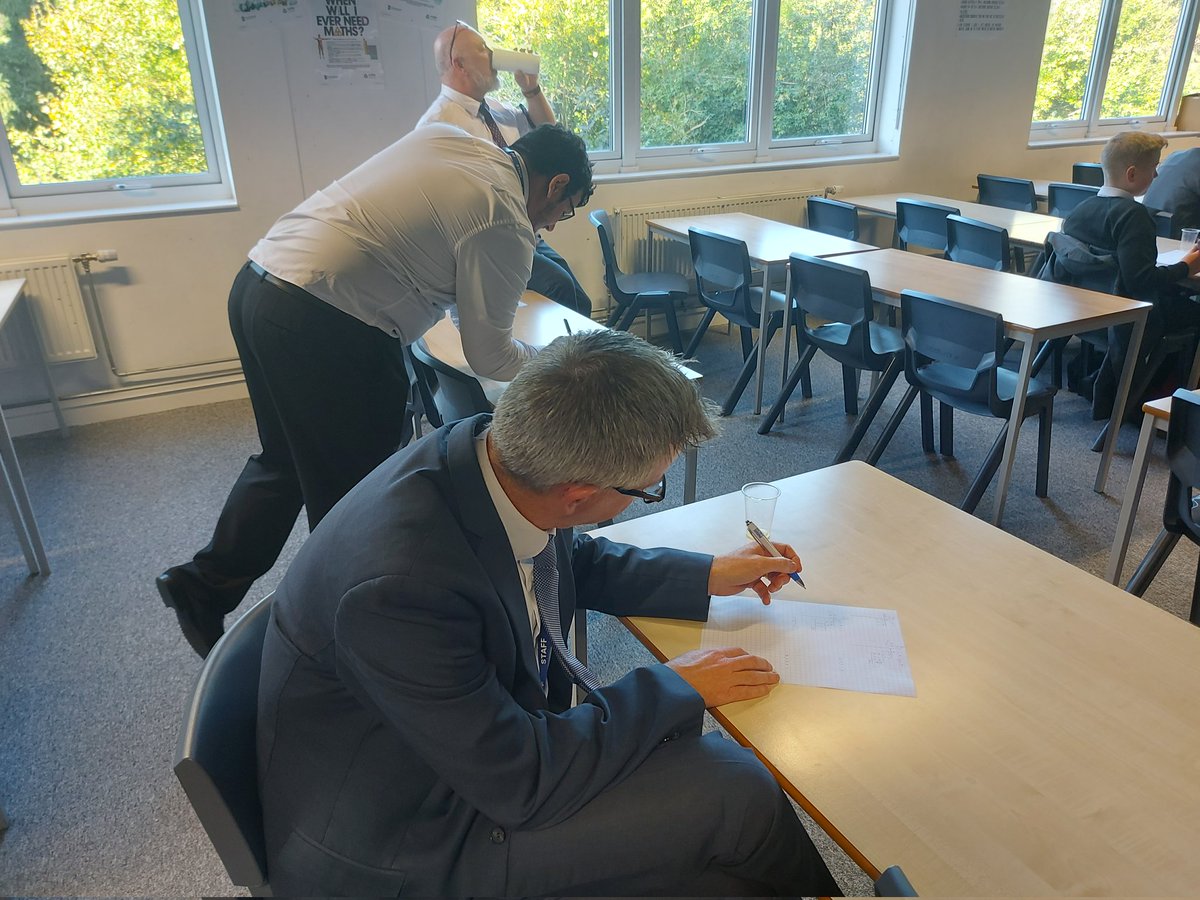 The <a href="/NBHSMaths/">NBHS Maths</a> team hosted our Year 9 Maths masterclass, led by Mr Walker, where they learned how to find the square root of any number, going to big ones, without the use of a calculator. Enthusiastic pupils, and a few of the Maths team plus Mr Taylor <a href="/NBHS6th/">NBHS6th</a> got involved too!