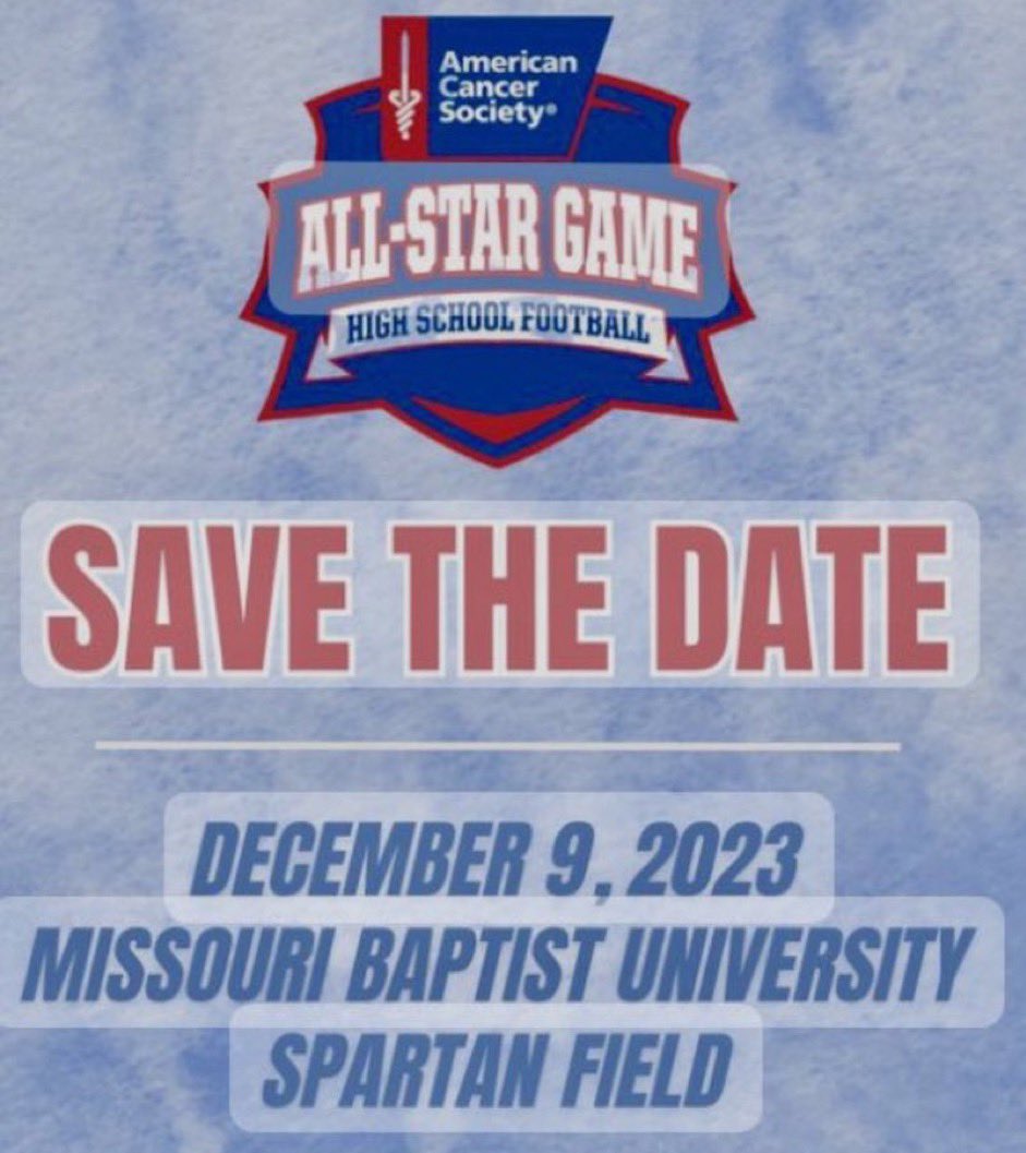 Keenan3_T's tweet photo. Im excited to announce that I have been nominated for the ACS-All Star Football game. I’m honored to represent my school Bishop DuBourg, by bringing attention and making my school proud.
#tacklecancer @ACSAllStarGame @BishopDuBourg @6starfootballMO @STLhssports @DuBourgFootball https://t.co/p6ElfbQEiw