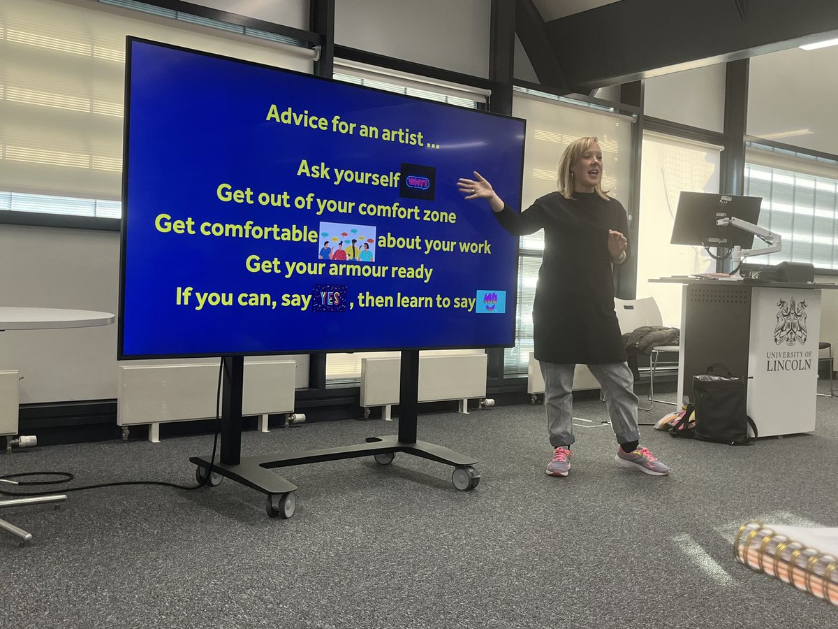 Quinn Rushforth (@qrushforth) on Twitter photo Thank you to the amazing @Vikkijns from <a href="/uknewartists/">UK New Artists</a> who came in for our speaker series <a href="/UoLArtsMgmt/">Uni of Lincoln Arts & Cultural Management</a> she gave us some great advice for stepping into the sector. Thank you to the amazing @Vikkijns from <a href="/uknewartists/">UK New Artists</a> who came in for our speaker series <a href="/UoLArtsMgmt/">Uni of Lincoln Arts & Cultural Management</a> she gave us some great advice for stepping into the sector.