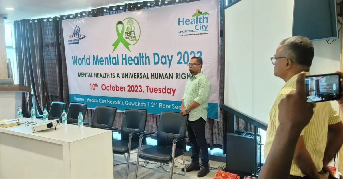 RjAaliya's tweet photo. On the occasion of World Mental Health day ,invited as one of speakers with some the eminent personalities by Health City Hospital .Lets create more awareness to be more vocal about the importance of mental healt.
#mentalhealth #mentalhealthsupport #mentalhealthawareness https://t.co/f8z4TAwrgf