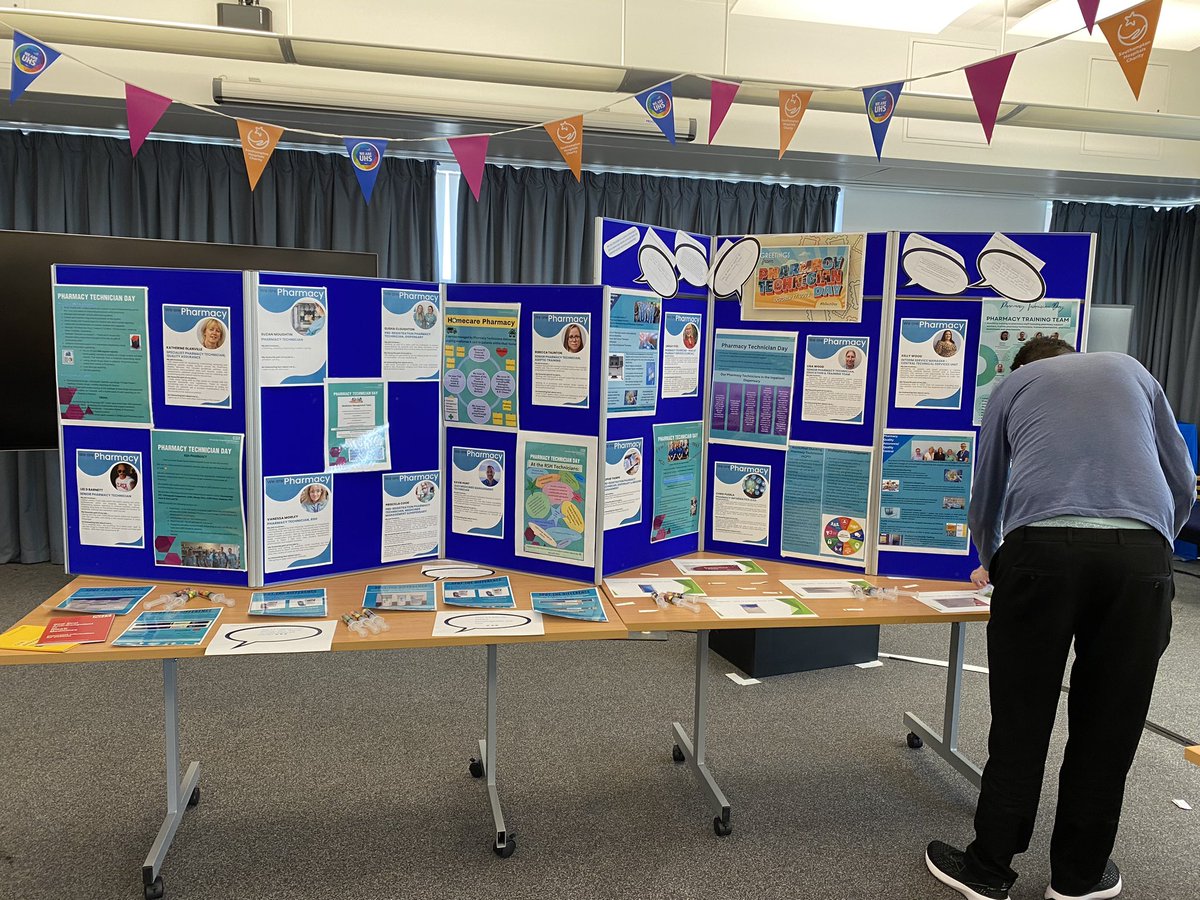 Another great effort from all of our UHS Pharmacy Technicians to celebrate #RxTechDay.  Thanks for every contribution and the wider pharmacy team for your support. Proud of our profession. <a href="/EldridgePanda/">Mandy</a> <a href="/KellyWood25/">Kelly Wood</a> <a href="/KathG0572/">Katherine Glanville</a> <a href="/MissFleurElyse/">Fleur Elyse</a> <a href="/ZoeCox_83/">Zoe Cox</a> <a href="/UHSFT/">University Hospital Southampton 💙</a> <a href="/UHSPharmacyTeam/">UHS Pharmacy Team</a>