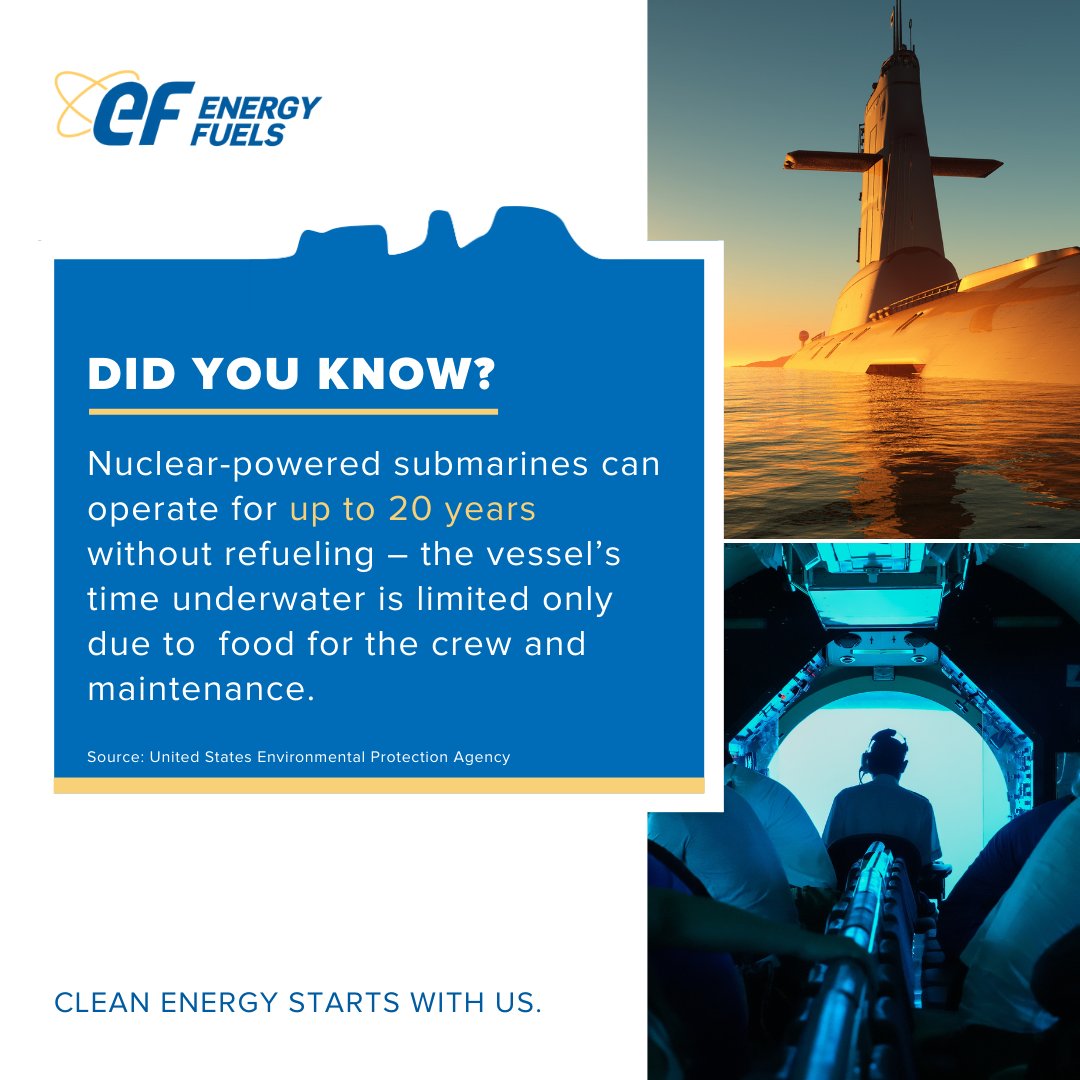 Happy Nuclear Science Week! #NuclearSciWeek #EnergyFuelsDYK #NuclearEnergy #cleanenergy