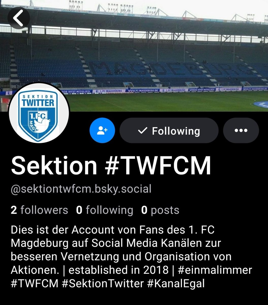 Künftig findet ihr uns auch im blauen Himmel. 

#TWFCM #EINMALIMMER