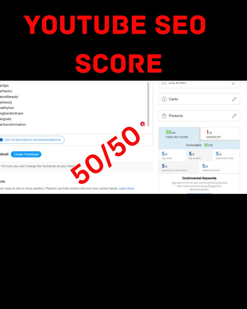 itzsulemanbd's tweet image. Wow!!! YouTube Video SEO Score 50/50
#youtubevideoseotips
#youtubeseoservice
#youtubemarketingstrategy
#youtubeseoserviceoptimization
#videoseoservices
#youtubevideoseoservice
#youtubemarketingsecrets
#seoexpert
#seospecialist
#digitalmarketingexpert
#digitalmarketer
#seoservices