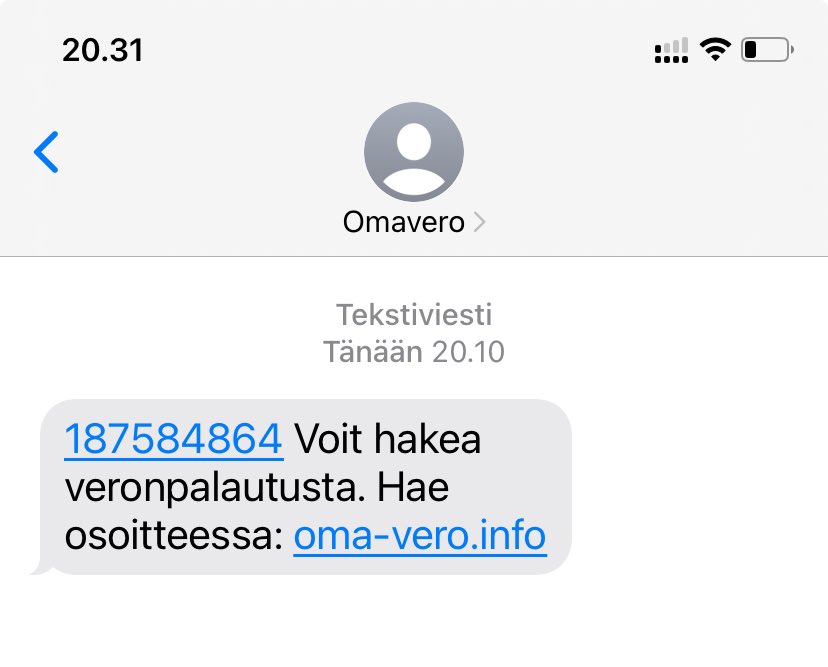 Taas pääsisi hakemaan veronpalautusta 🤣🤣🤣. #verohallinto ei taida muistaa veronmaksajia ihan tällä tavalla, vai mitä mieltä on @Verouutiset ?