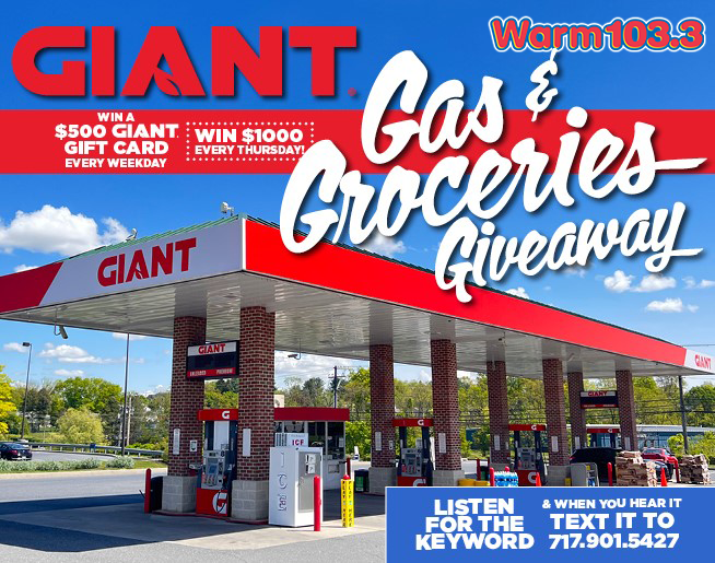 Dixie Cloven of Lancaster is today's winner in $500 in free gas and groceries. We'll have another chance to win tomorrow. Listen to Liz and Chris around 7:20 for tomorrow's winning hour!!