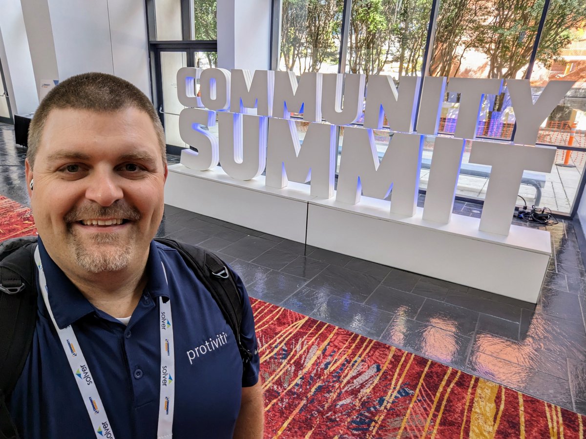 Excited for the first day of #mysummitna, lots of great sessions going on today but if your are curious about #msdyn365fo telemetry data, how to enable the feature, and how this data can be  utilized and consumed be sure to join my session at 4:15 PM in W209B!