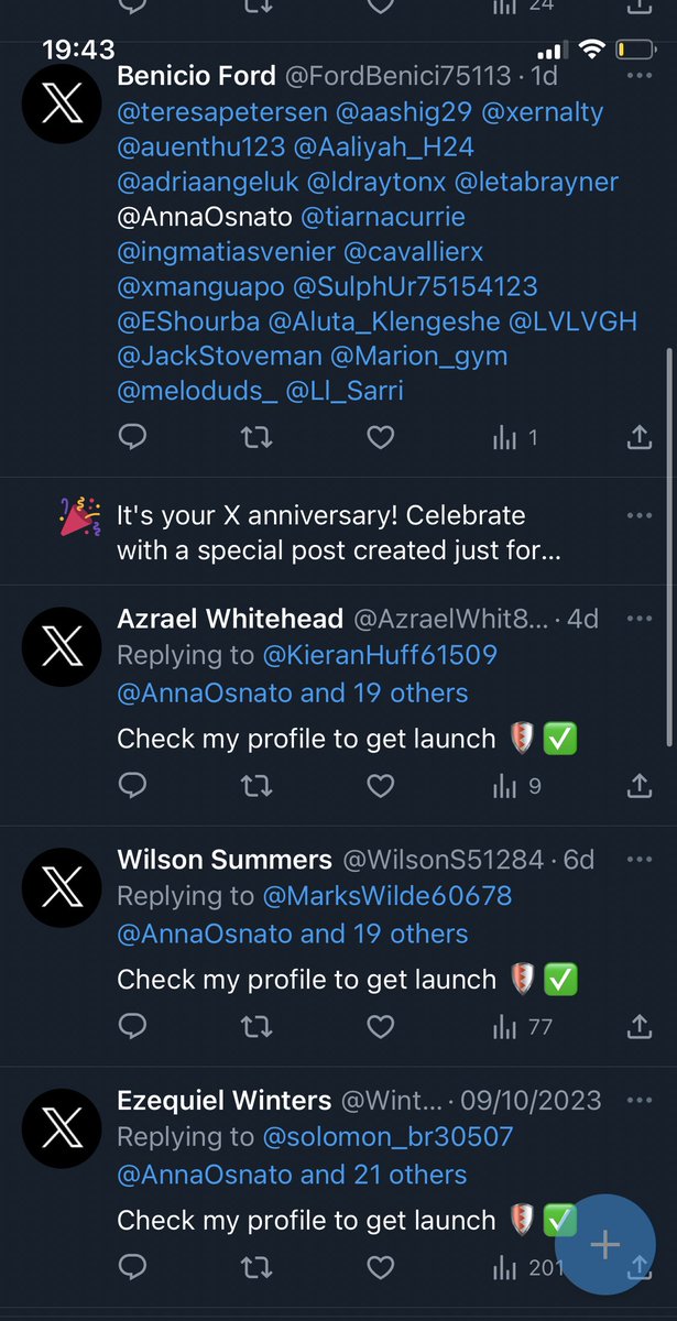 AnnaOsnato's tweet photo. Just getting tons of notifications/tags like this recently, any suggestions on how to make it stop? #missingtwitter https://t.co/e9VWXghlPf