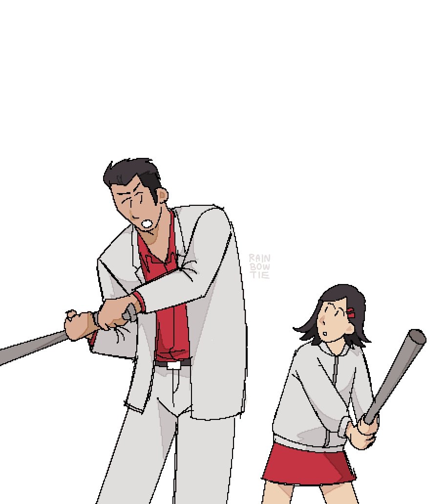 Tojoctober Day 17. Sport
Figured i should draw them more

#tojoctober #yakuza #ryugagotoku #rgg #likeadragon #kiryukazuma #kazumakiryu #kiryu #sawamuraharuka #harukasawamura #haruka #yakuza1 #yakuzakiwami